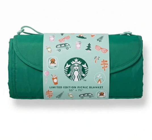 Starbucks Hit the Road Limited Edition Picnic Blanket