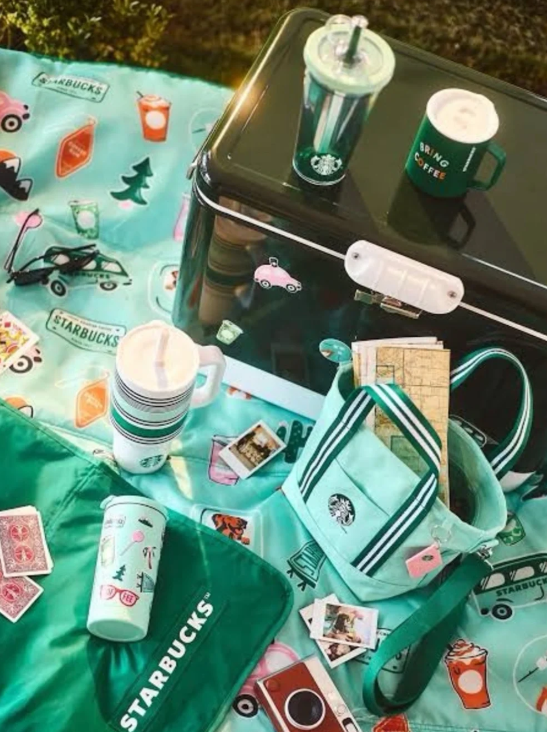 Starbucks Hit the Road Limited Edition Picnic Blanket