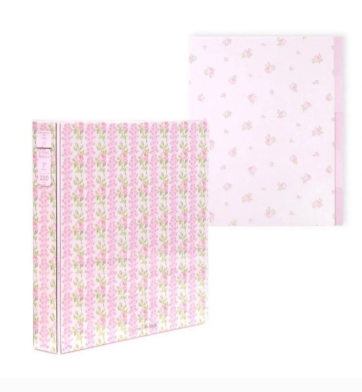 Love Shack Fancy Binder Blooming Heirloom Floral Pink Trapper Keeper NEW Target