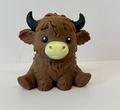 Highland Cow Squishy Toy (Pudgiez)